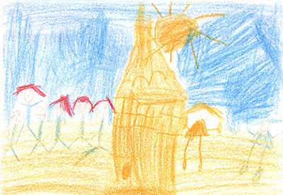 Unser Kindergarten im Sommer.