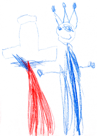 Heute hatte die Bille Geburtstag. Ich habe ihr eine Krone gebastelt, die hat sie dann den ganzen Tag tragen d&uuml;rfen.